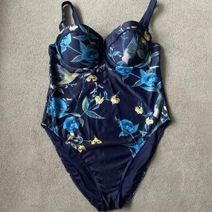 Ted Baker XL Swimsuit Floral Print Detachable Straps - Picture 1 of 15