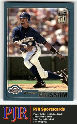 Marquis Grissom 2001 Topps #38 Milwaukee Brewers - Image 1 of 2