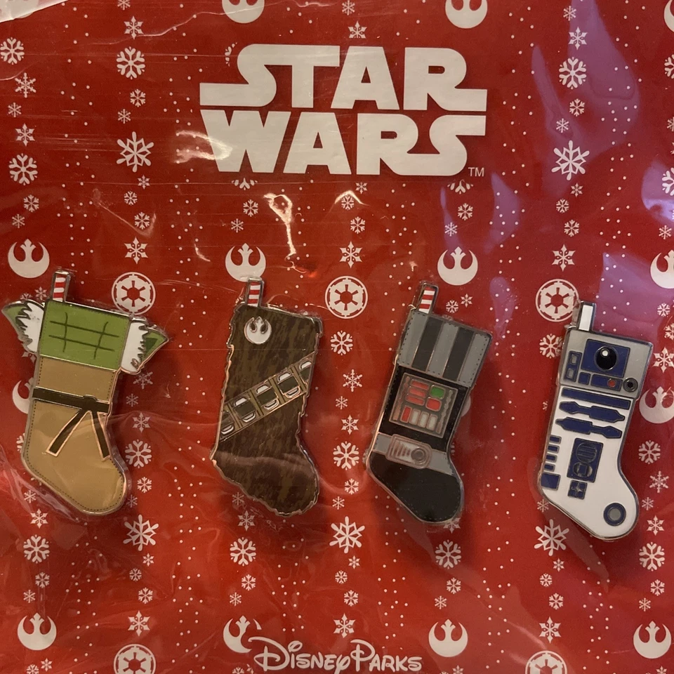 Paquete de 4 Medias Feliz Navidad Feliz Navidad Disney Star Wars Foto 1 de 3