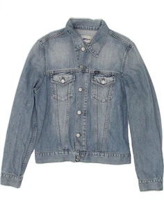 GAS Womens Denim Jacket UK 14 Medium Blue BT30 - Picture 1 of 3