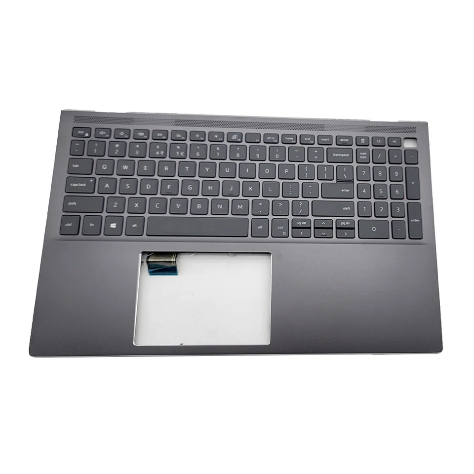 Capa superior teclado retroiluminada apoio para as mãos Dell Vostro 7500 02KF2N 08DX59 marrom EUA - Imagem 1 de 4