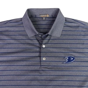 Peter Millar Summer Comfort Herren Gr. XL grau gestreift Polo Performance Shirt - Bild 1 von 11