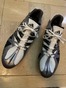 Adidas, Men Black,White, Gray Tennis Shoes, Cleats, sz 13 - Picture 1 of 6