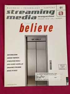 RARE! 2000 STREAMING MEDIA Magazine #1 PREMIERE ISSUE! indymedia.org OPEN SOURCE - Picture 1 of 4