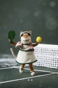 Anthropologie Hobbies Handmade Felt Ornament Pickleball Racket NEW - Picture 1 of 2