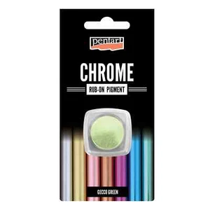 Pentart - FROTAR SOBRE PIGMENTOS EFECTO CROMO - VERDE GECCO - Imagen 1 de 1