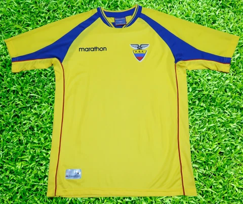 Ecuador Soccer Jersey Football Shirt 100% Original Size L World Cup 2002 Rare Cover