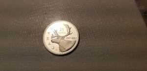 Canada 1992 Frosted Gem 25 Cent Coin. - Picture 1 of 2
