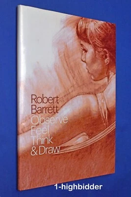 Robert Barrett Observe Feel Think & Draw Retrospective Exhibition 2018 Book LDS Foto 1 de 4
