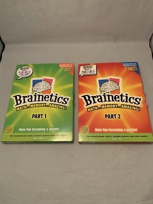 Brainetics Part 1&2 Math & Memory Learning System, Mike Byster NEW/FREE SHIPPING - Image 1 of 4