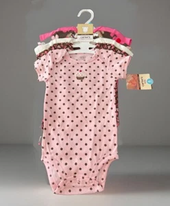 NEW-NWT- BABY GIRL (6 Months) FIVE (BODYSUITS) ONE-PIECES BY CARTER - Picture 1 of 4