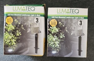 2 NEUE Lumateq LED nachmontierte energieeffiziente Landschaftsleuchten, 6 Watt - Bild 1 von 6