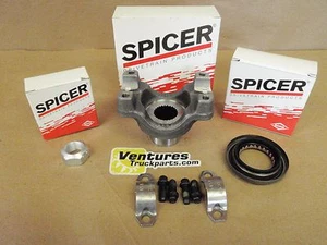 PINION YOKE WITH STRAP KIT PINION NUT AND SEAL JEEP DANA 30 FRONT 1350 - Picture 1 of 5
