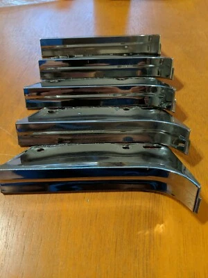 1977 1978 1979 Lincoln Continental Town Car Town Coupe Front Chrome LEFT - Image 1 of 4