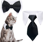 Casidoxi Dog Cat Tuxedo Collar, Cat Wedding Bowtie, Cat Bow Tie Tux