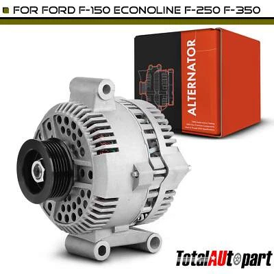 Alternador para Ford F-150 F-250 E-150 E-250 Econoline Explorer 130A CW 6 ranuras Foto 1 de 4