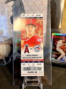 ⭐️ SHOHEI OHTANI 2018 ROOKIE YEAR SEASON TICKET DEBUT ANGELS COLLECTIBLE 🔥 - Imagen 1 de 3