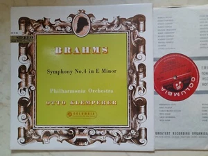 BRAHMS Symphony No.4 KLEMPERER *UK COLUMBIA SAX2350 VINYL LP *NM* - Foto 1 di 4