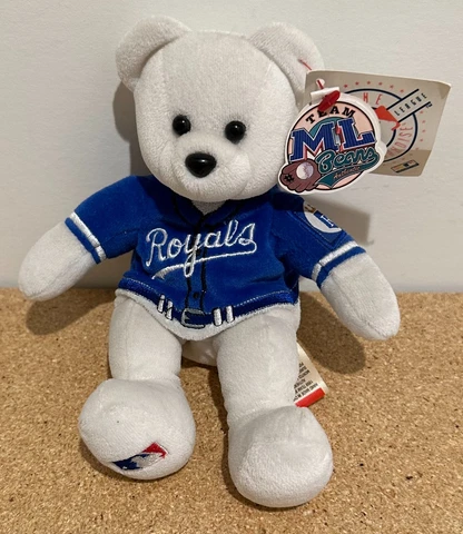 Kansas City Royals Team ML Bear White With Tags Official Merchandise Cover