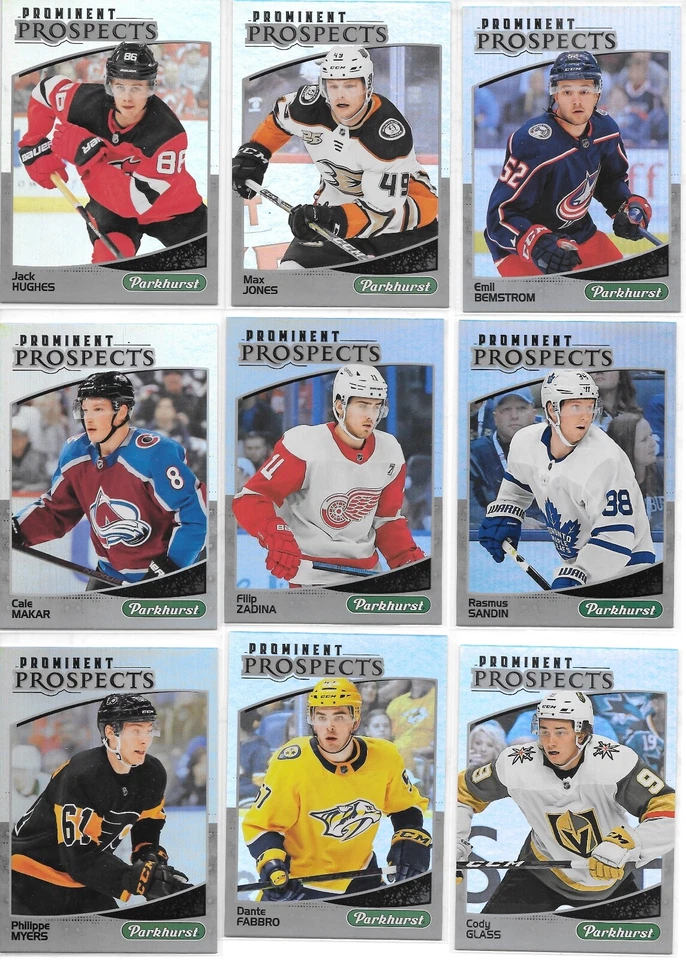 U PICK EM LOT 2019-20 19-20 Parkhurst Prominent Prospects RC card set #PP1-25 - Image 1 of 1