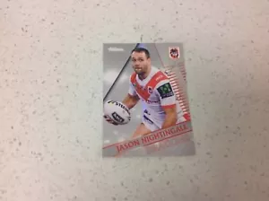 2018 NRL PEARL SERIES CARD PS 127 JASON NIGHTINGALE, ST GEORGE DRAGONS. - Picture 1 of 1