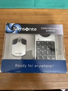 Samsonite Travel Computer Keypad & Mouse New Open Box Ready For Anywhere - Picture 1 of 6