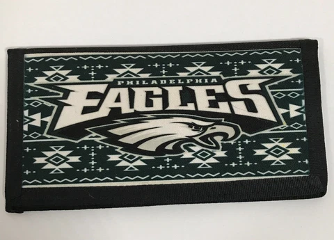 NFL Philadelphia Eagles Checkbook Credit/Debit Card Wallet Southwestern Design Cover