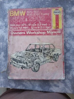 BMW 1502 1600 1959-1975 taller reparación manual cableado diagramas guía del motor Foto 1 de 4