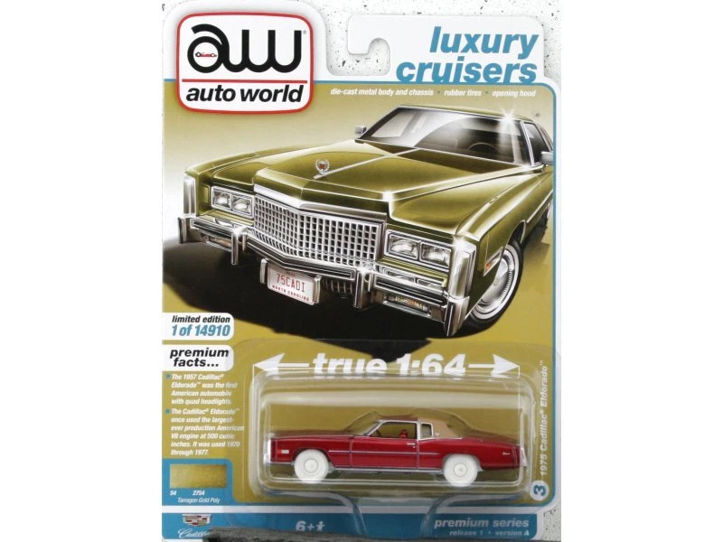 Cadillac Eldorado - 1975 - CHASE CAR - AUTO WORLD 1:64 - Immagine 1 di 1