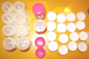 TOPI-CLICK KRUKEN Dosiersystem 35 ml Dosen 0,25 ml NEU 18 Stck. weiss blau pink - Bild 1 von 8