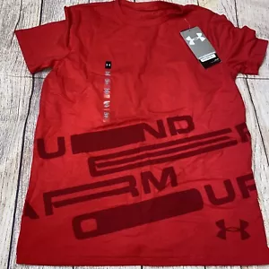 Under Armour Youth Large (14) Red Short Sleeve Tee Shirt NEW - Picture 1 of 1