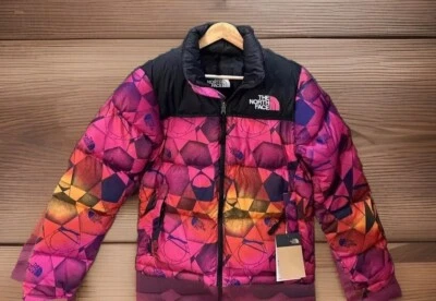 NWT Women’s The North Face 1996 Retro Nuptse 700 Down Hooded Coat Sz Medium $330 - Image 1 of 4
