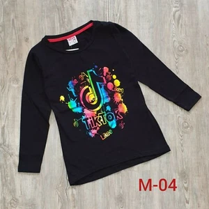 -50% Kinder Mädchen Langarm Shirt mit Glitzerdruck Shirt Bluse gr.116 - 170 - Bild 1 von 5