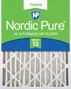 Nordic Pure 16x20x4 (3 5/8) Pleated MERV 13 Air Filter 1 Pack - Picture 1 of 7