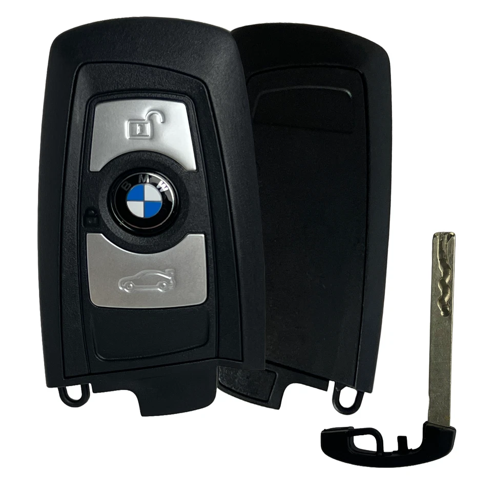 Oem BMW Smart Key Fob Remote Transmitter 3 5 7 SERIES Black Trim YG0HUF5767 - Image 1 of 3