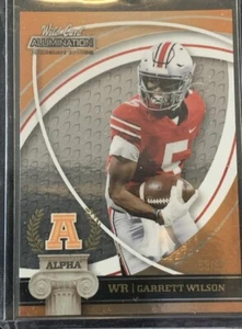 2021 Wild Card Alumination NIL Collegiate Alpha /99 GARRETT WILSON  PGX - Picture 1 of 3
