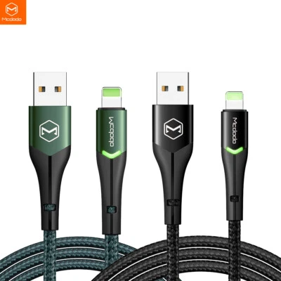 McDodo LED USB Charger Cable Cord for iPhone 14/13/12/11/XS Pro Max 7 8 SE iPad - Image 1 of 4