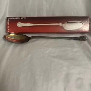 Vintage Rogers Silverplate Kings Serving Spoon F8382 ITALY NEW IN SEALED PKG 13" - Picture 1 of 4