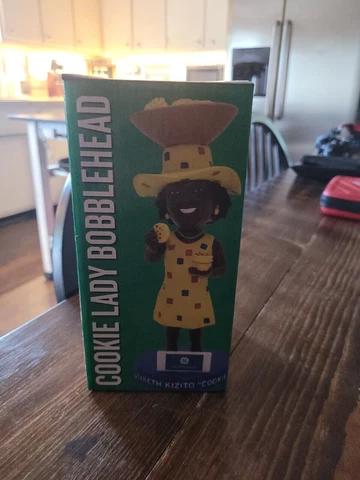 Louisville Bats Bobble Head Cookie Lady Elizabeth Kizito SGA Minor League 2019 Cover