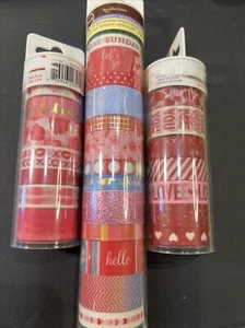 Recollections Valentines Love Washi Tape 27 Rolls NEW In Package, planner  Tape - Picture 1 of 5