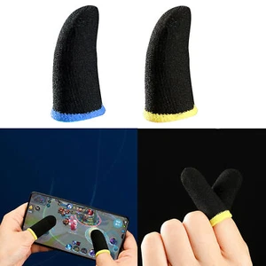 Gaming Finger Gloves Seamless Touch Screen Thumbs Sleeve For PUBG Mobile Game - Picture 1 of 21