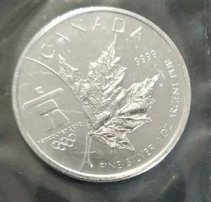 2008 Canadian Maple Leaf 1 oz .999 Fine Silver 5 $ BU Vaccum Sealed BUY NOW!! - Bild 1 von 8