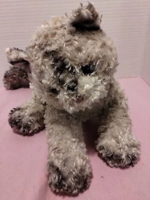 GUND Bootsie Cat Kitten Plush Cream Gray Black Fuzzy Soft Toy Lifelike 11" #1138 - Image 1 of 4