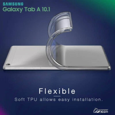 Clear Soft Gel TPU Jelly Case For Samsung Galaxy Tab A 10.1 / 8.0 / T510 / T290 - image 1 of 4