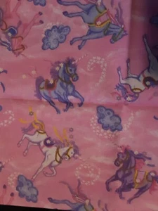 Fabric Pink Unicorn Fat Quarter 18 L X 21 W Multicolor - Picture 1 of 2
