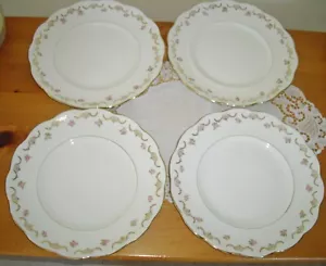 Platos de colección Homer Laughlin The Angelus Pink Roses 9 3/4" ~ Juego de 4 ~ - Imagen 1 de 12