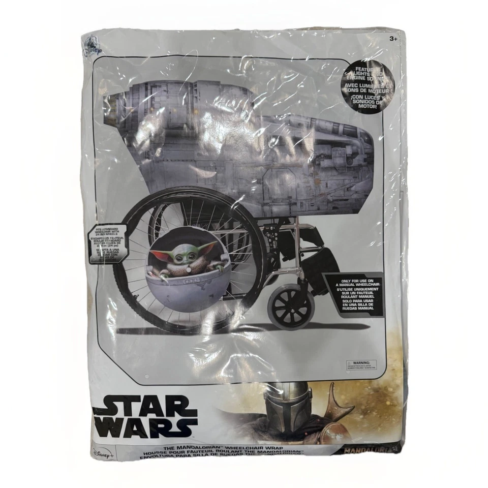 Envoltura para silla de ruedas Star Wars - The Mandalorian Disney NUEVO Disfraz de Halloween Juegos con disfraces Foto 1 de 4