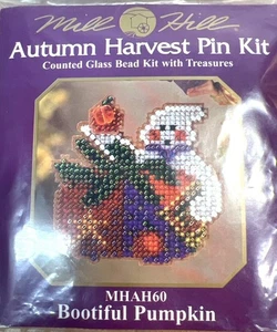 Mill Hill Autumn Harvest Pin Kit MHAH60 Bootiful Pumpkin - Bild 1 von 3