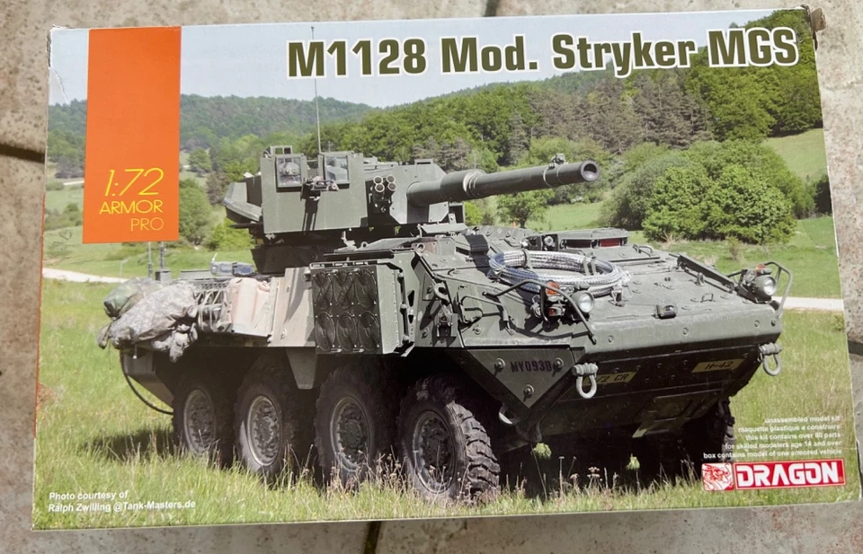 DRAGON 7687 1/72 M-1128 mod. stryker Mgs - Immagine 1 di 1