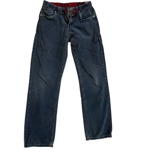 Pantalones de mezclilla informales Levi's 511 lavado oscuro pierna recta calce relajado para hombre W29" x L31" usados en excelente estado - Imagen 1 de 9